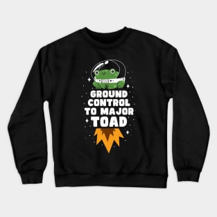 Astronaut frog Crewneck Sweatshirt